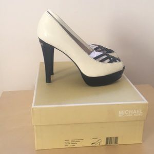 NIB MK MICHAEL KORS LANA PLATFORM SHOES HEEL 7.5
